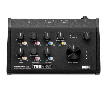 【新登場！！】KORG microAUDIO 722｜miniKORG 700Sのフィルターを受け継いだ”楽器のような”オーディオインターフェース